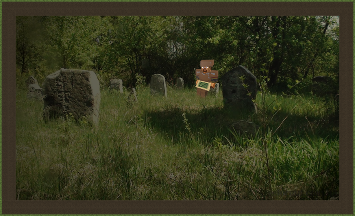 Minecraft в поисках Херобрина. Заброшенное кладбище в тайге